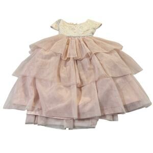 Sweet Kid's USA Toddler Girl 3T Blush Pink Formal Dress